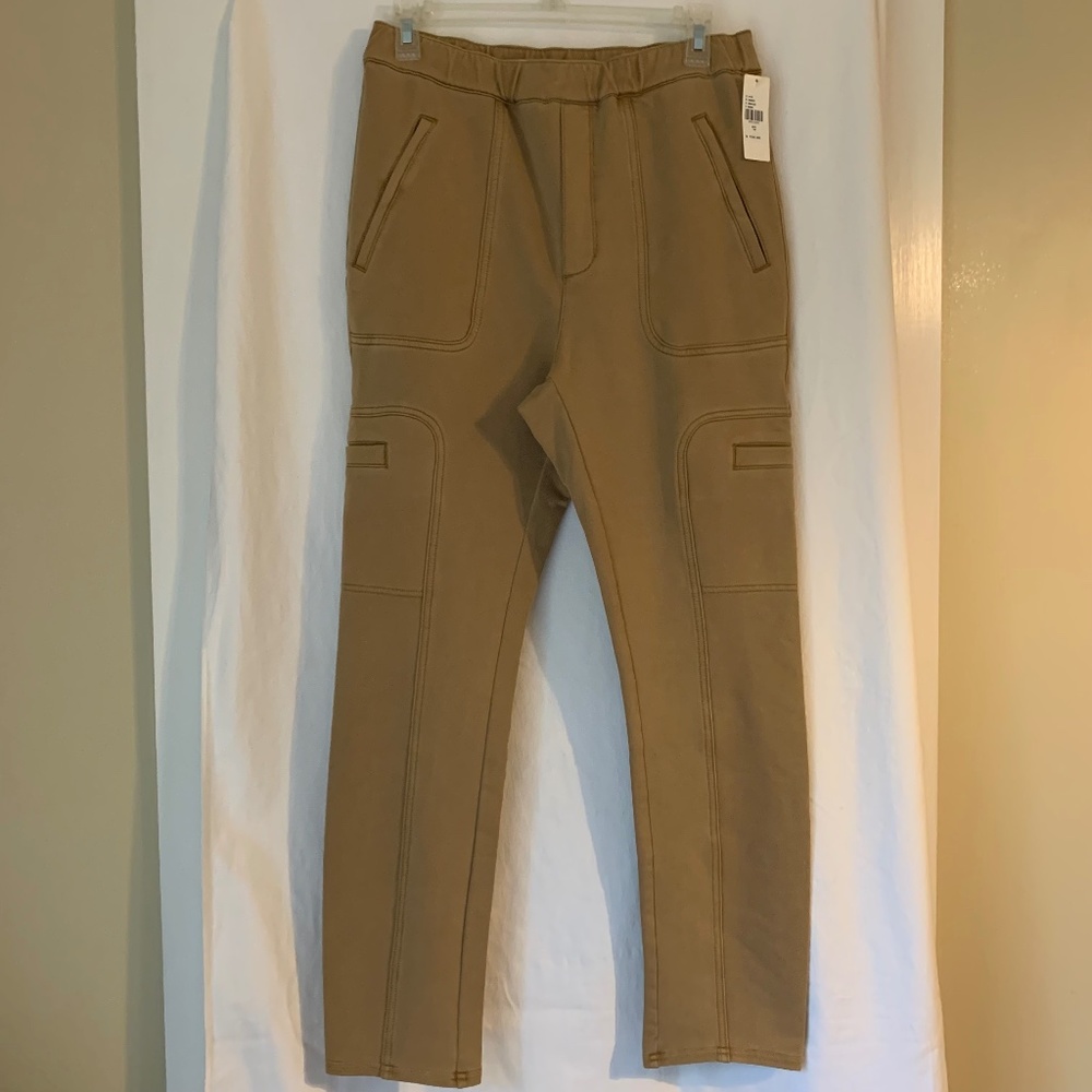 Pilcro Anthropologie "The Hiker" khaki utility leggings